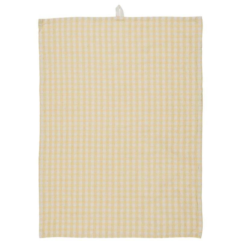 Tea Towel | Yellow Checks