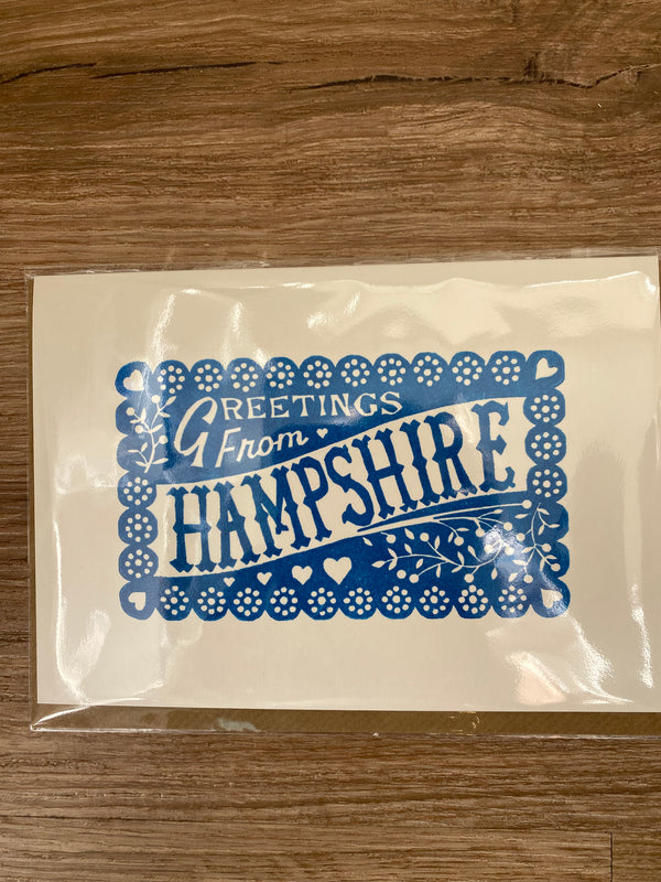 Greetings from Hampshire Card
