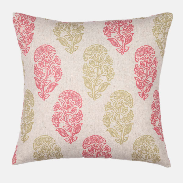 Jodhpur Cushion | Pink/Lime