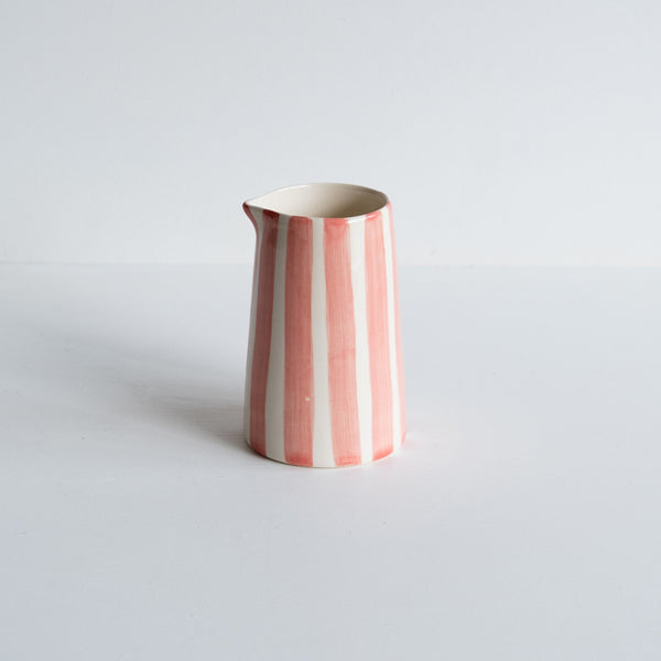 Candy Stripe Creamer Jug | Rose