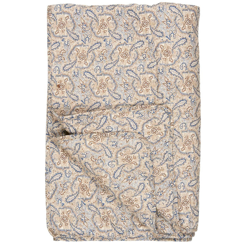 Quilt | Blue/Sand Paisley