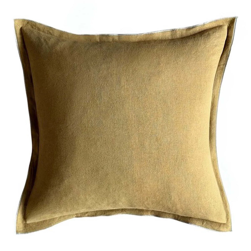 Cushion | Tobacco/Grey Linen Mix