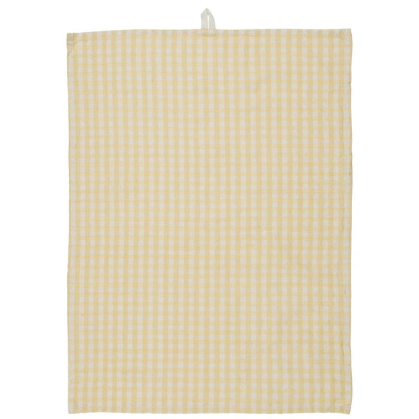 Tea Towel | Yellow Checks