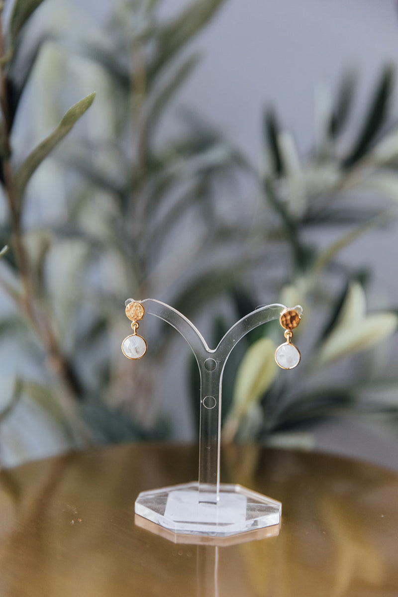 Moonstone Drop Earrings