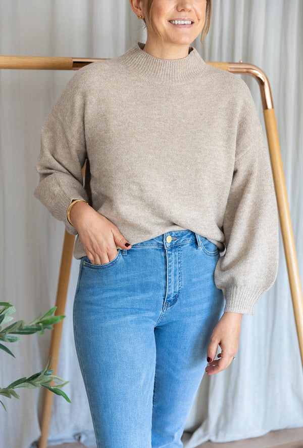 Monica Jumper | Taupe
