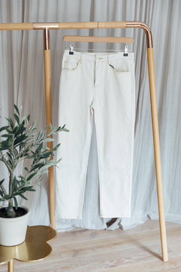 Beatrice Jeans | Ecru