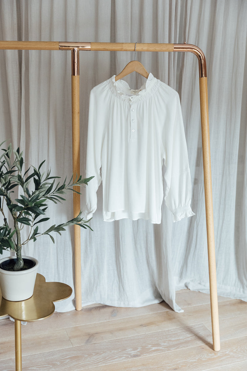 Carmen Top | Ecru
