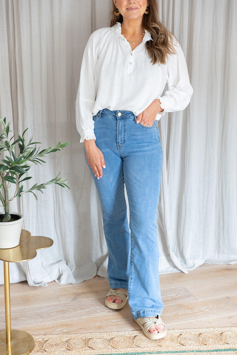 Carmen Top | Ecru
