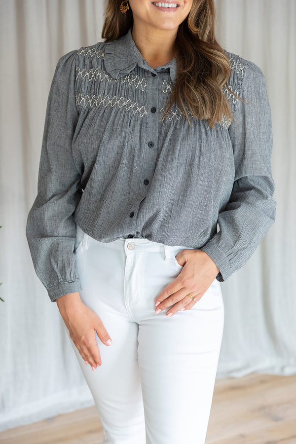 Chrissy Flared Jeans | White