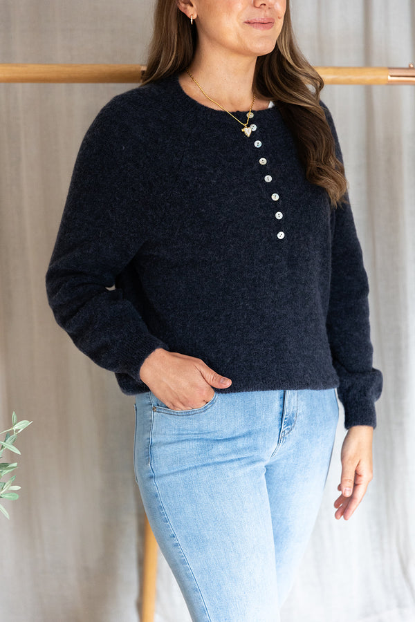Cleo Jumper | Navy