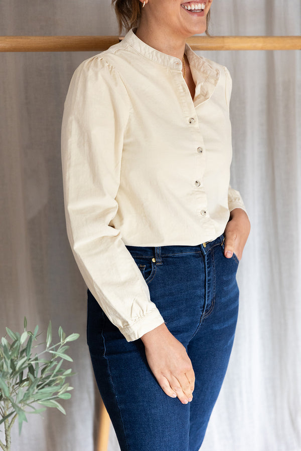 Cordelia Top | Ecru