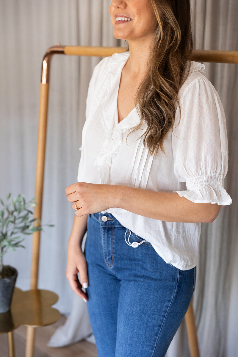 Mabel Top | White