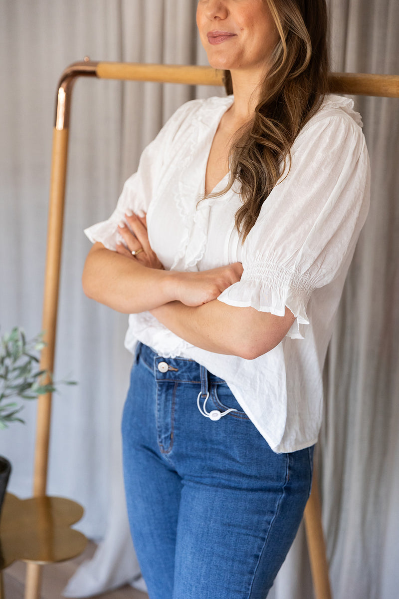 Mabel Top | White