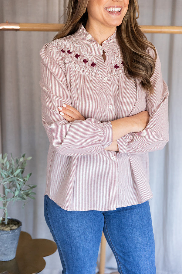 Tiggy Top | Burgundy