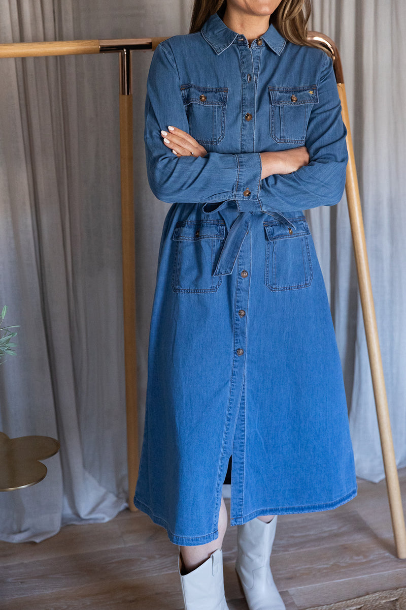 Delphi Denim Dress