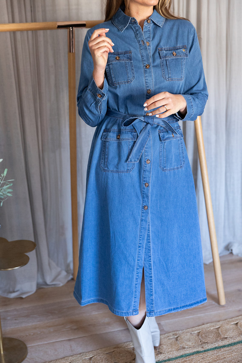 Delphi Denim Dress