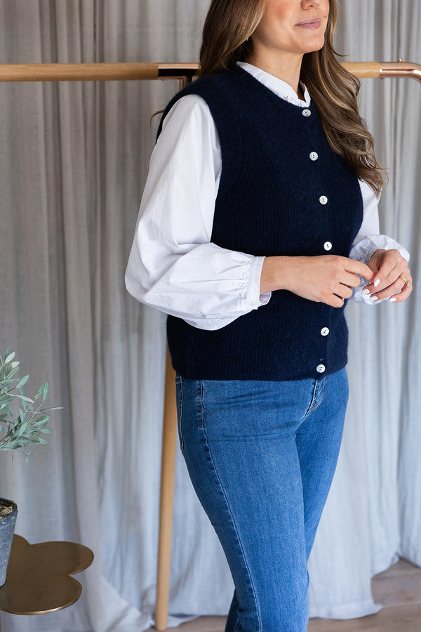 Tara Tank | Navy