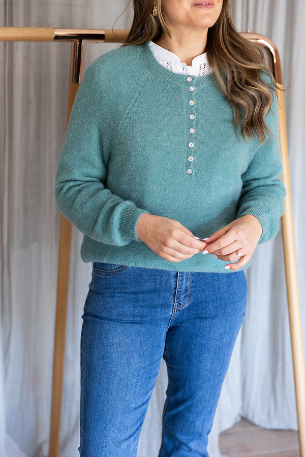 Cleo Jumper | Seagreen