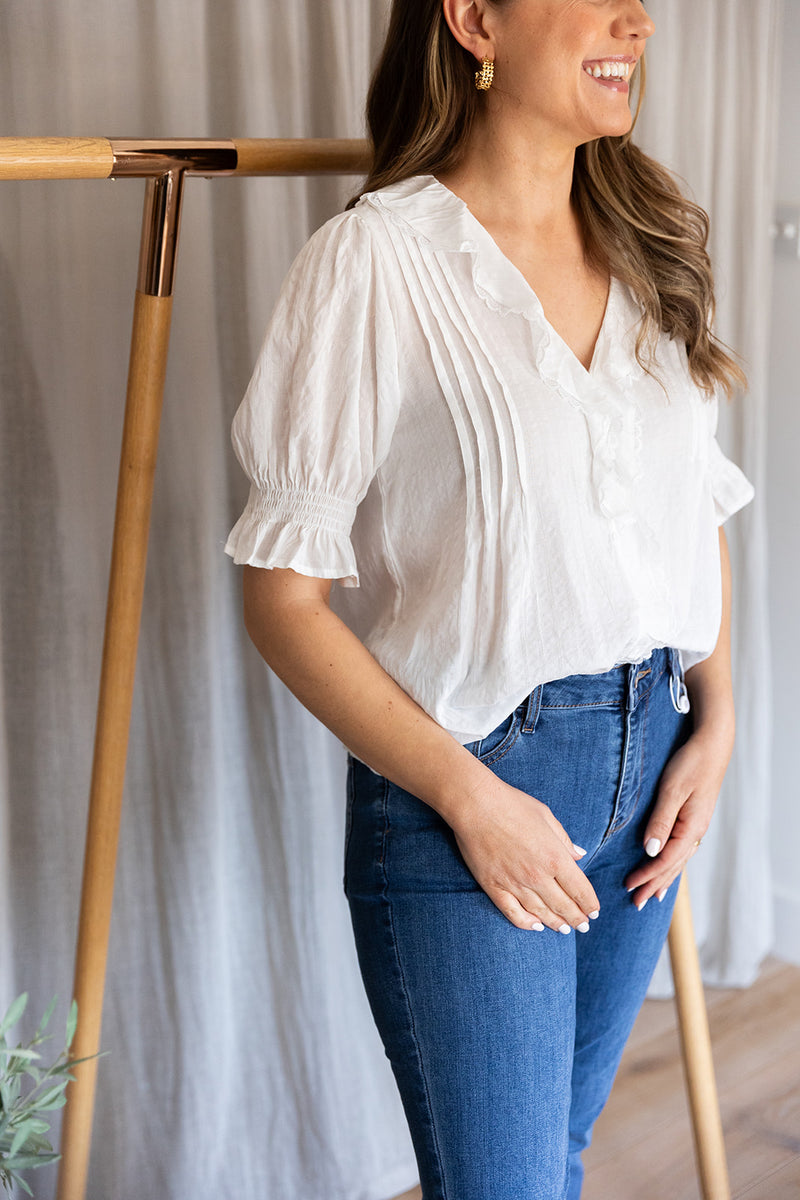 Mabel Top | White