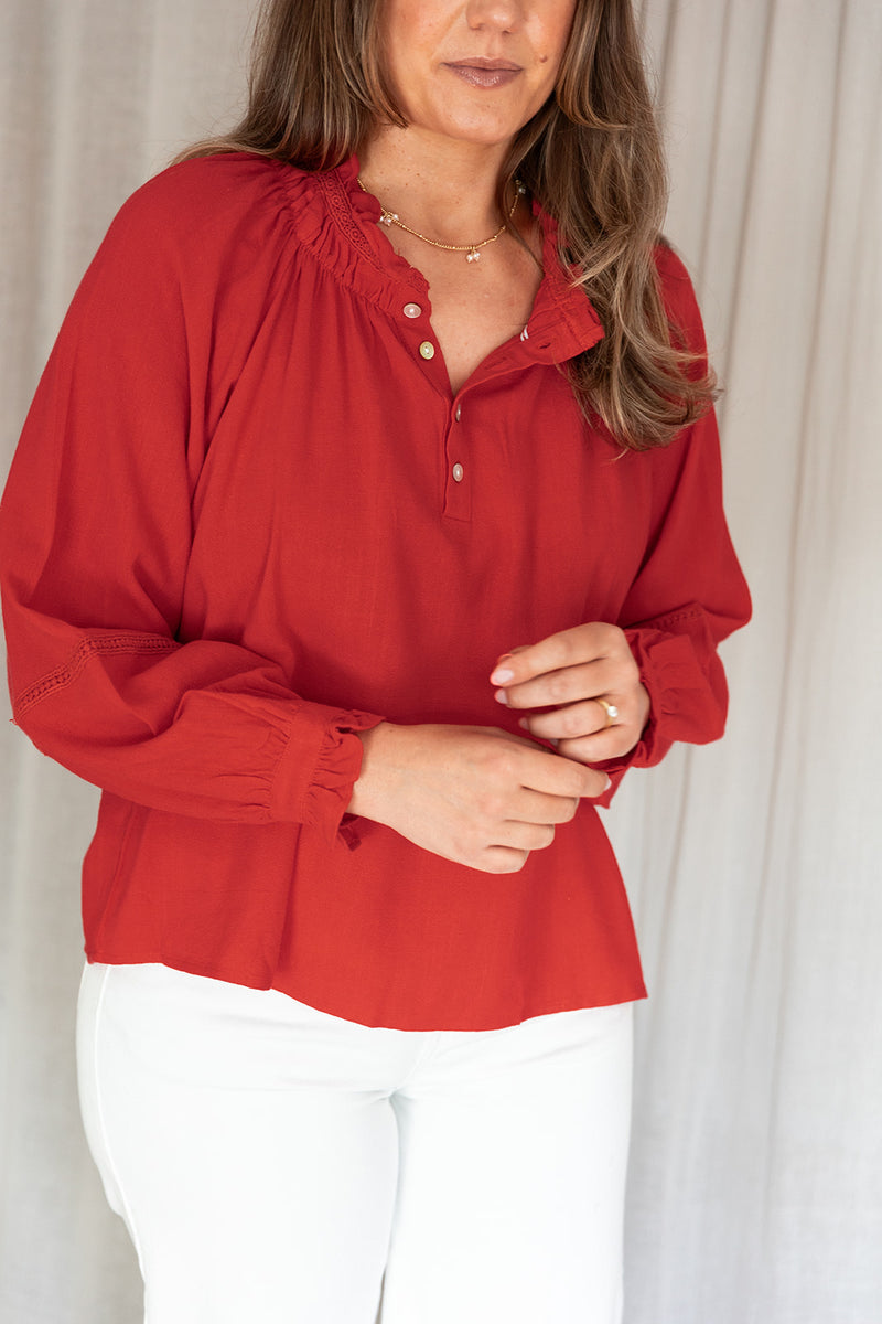 Carmen Top | Red