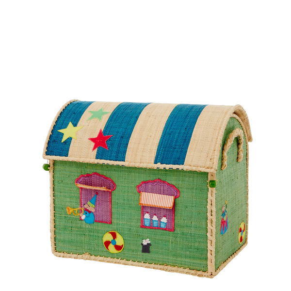 Raffia Toy Storage Basket | S