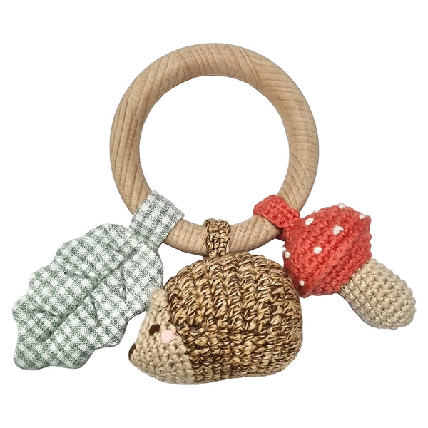 Woodland Ring Rattle Toy