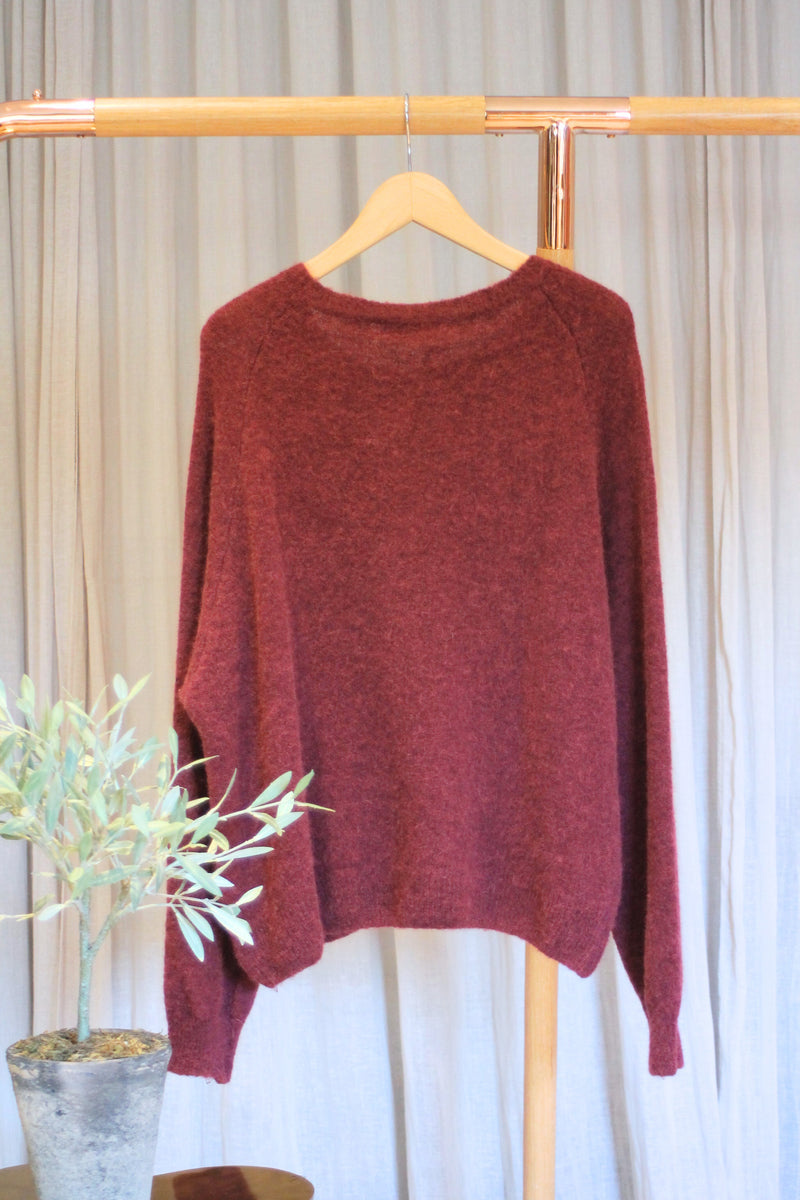 Cleo Jumper | Bordeaux