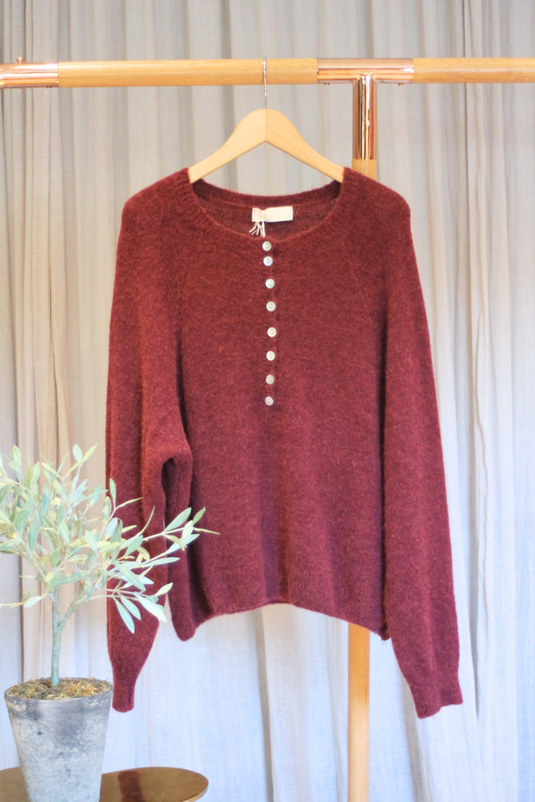 Cleo Jumper | Bordeaux