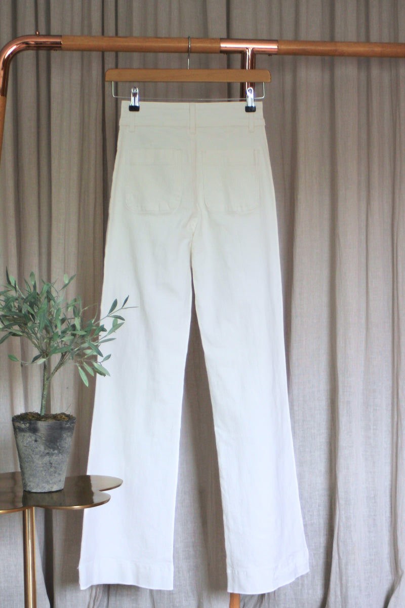 Elena Flared Jeans | White