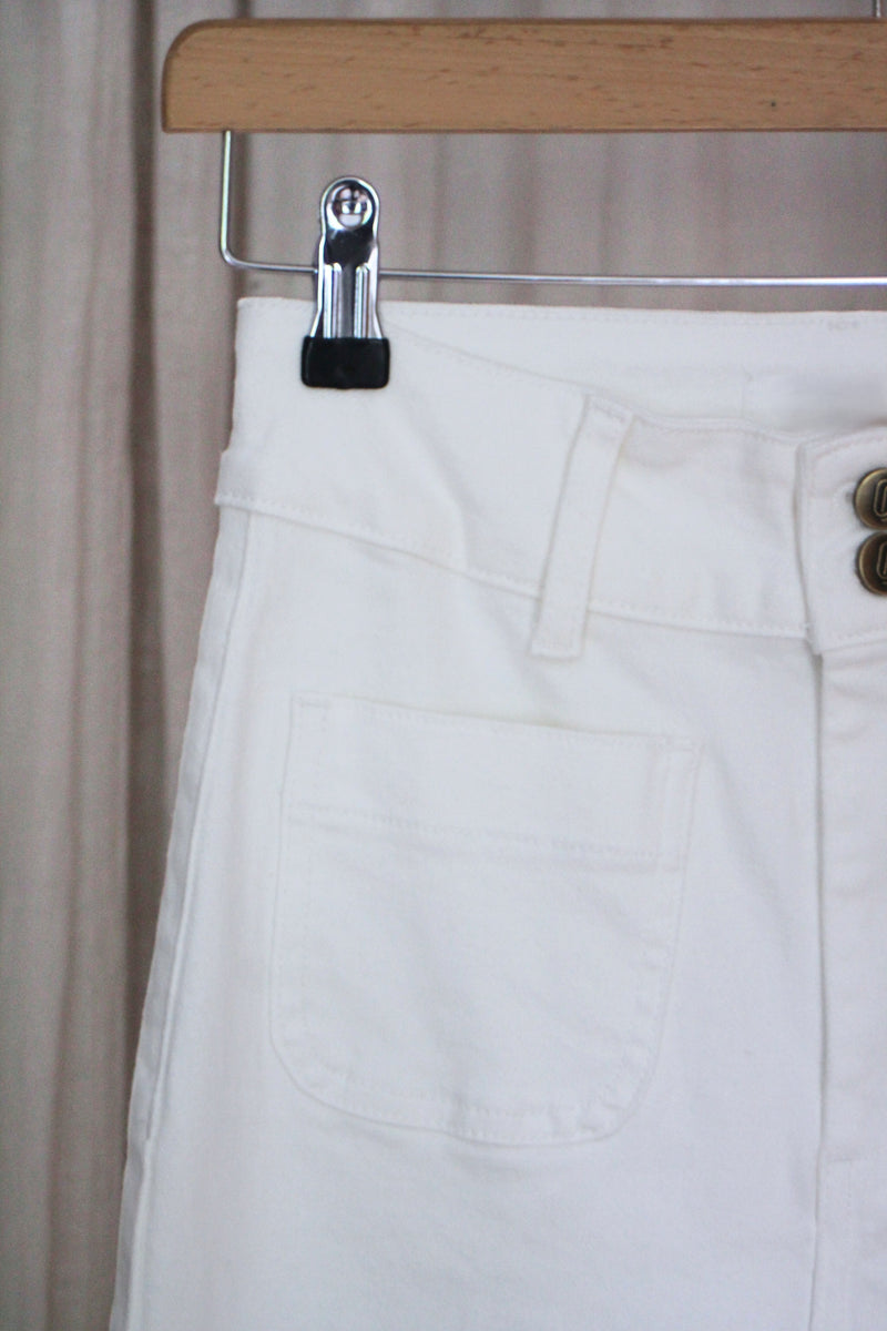 Elena Flared Jeans | White