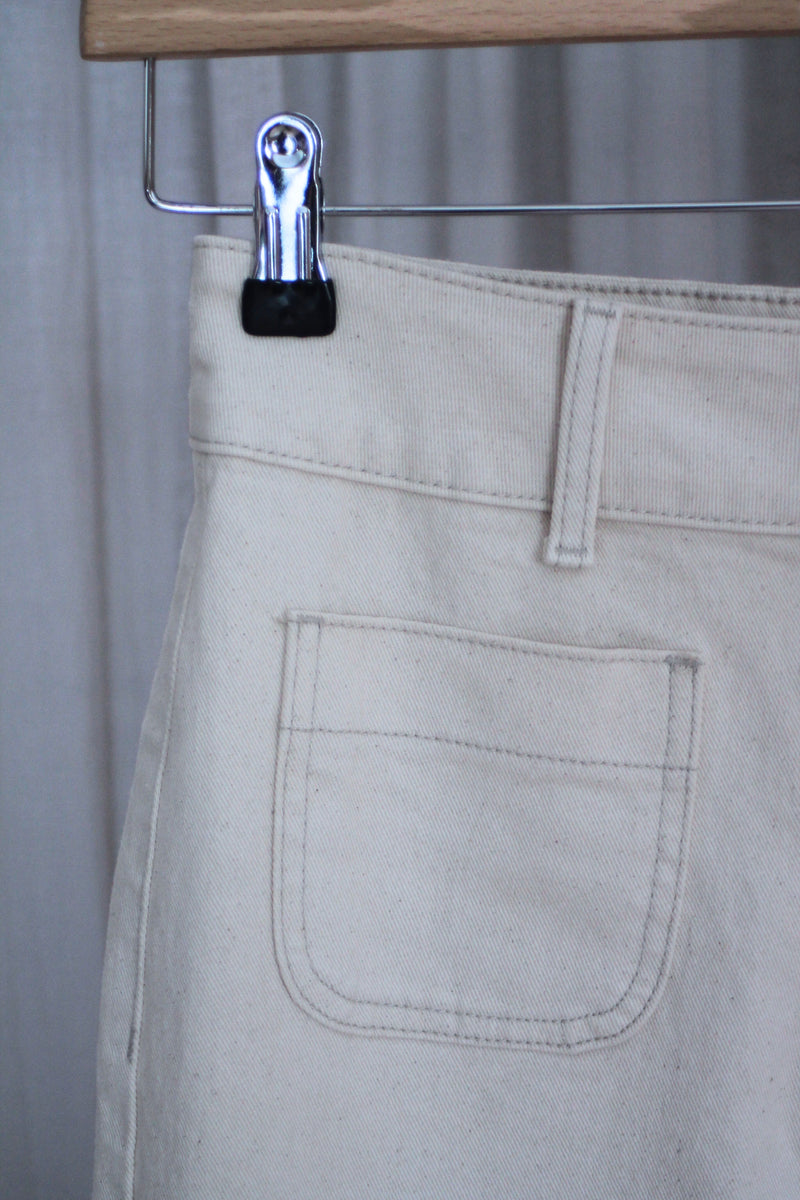 Elena Flared Jeans | Ecru