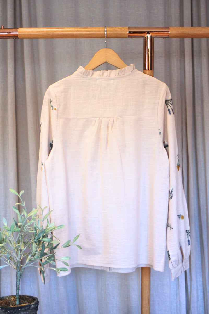 Floral Embroidered Top | Multi