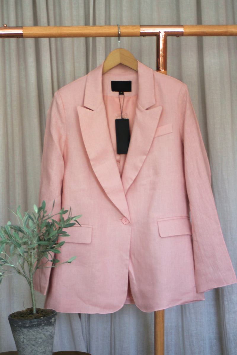 Linen Jacket | Rose