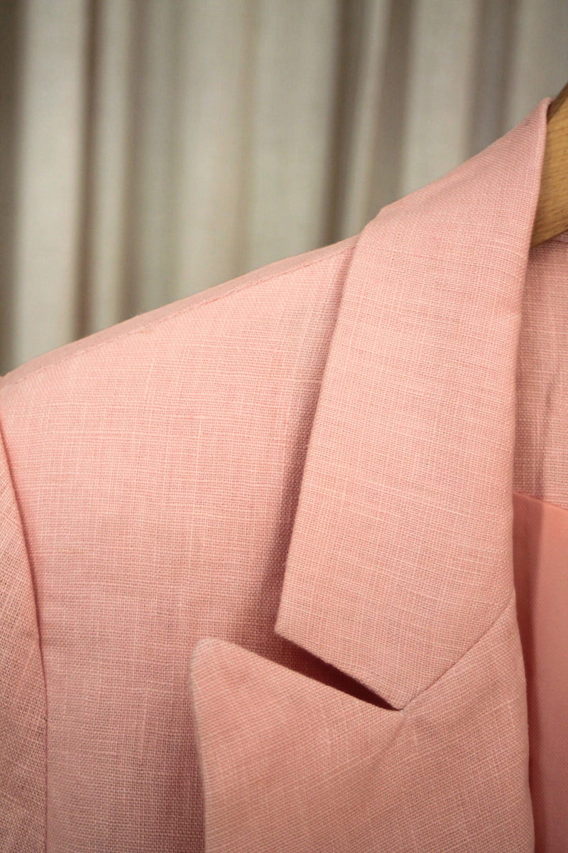 Linen Jacket | Rose