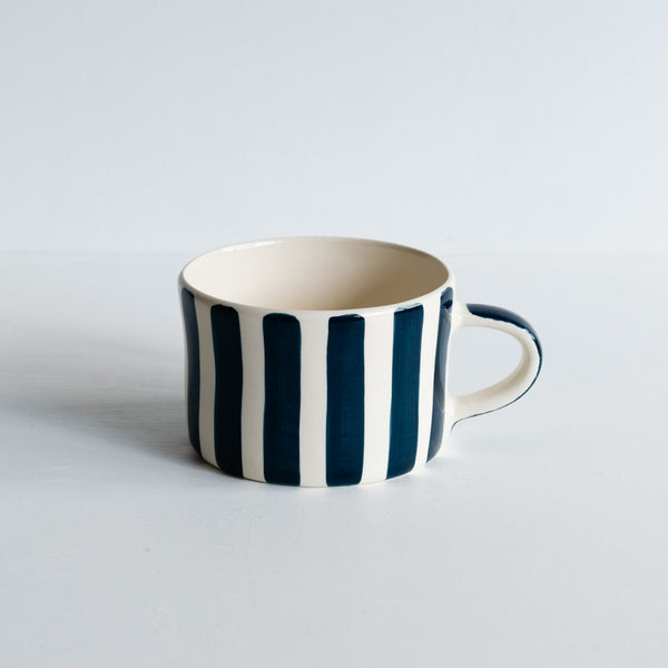 Candy Stripe Coffee Mug | Teal