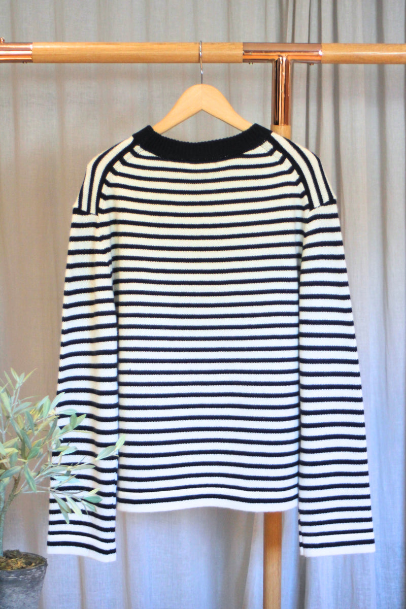 Rivi Jumper | Navy/White