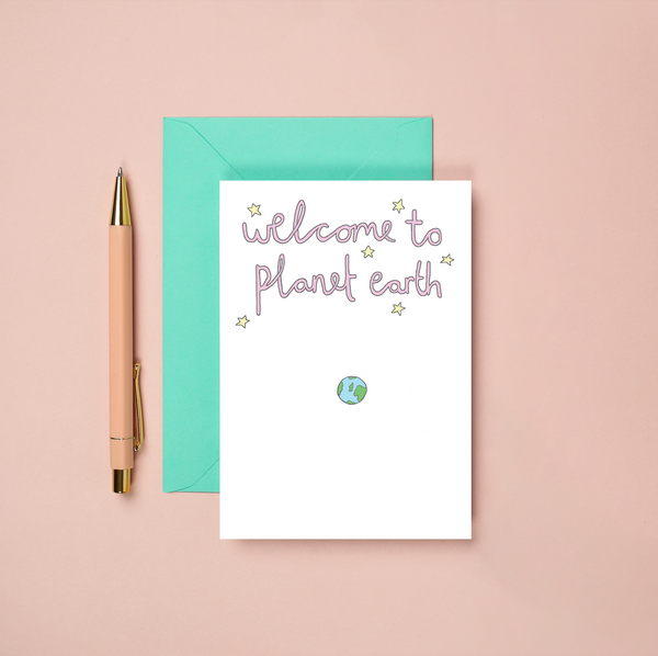 Planet Earth | New Baby Card