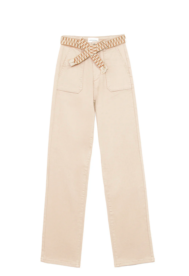 Marie Stretch Chinos | Beige
