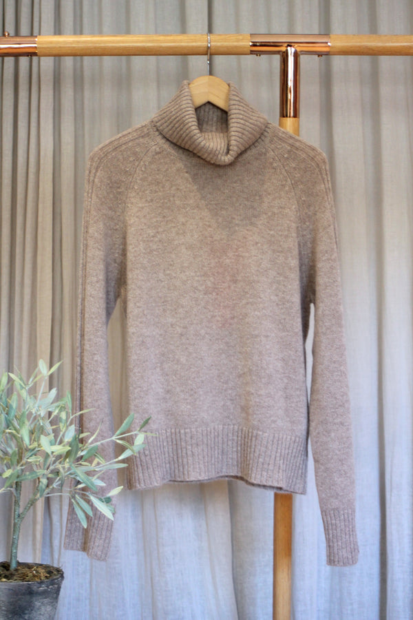 Cashmere Polo | Chestnut