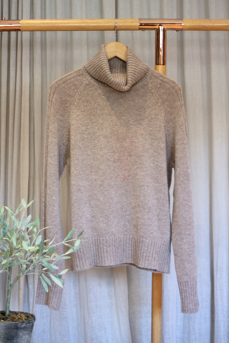 Cashmere Polo | Chestnut