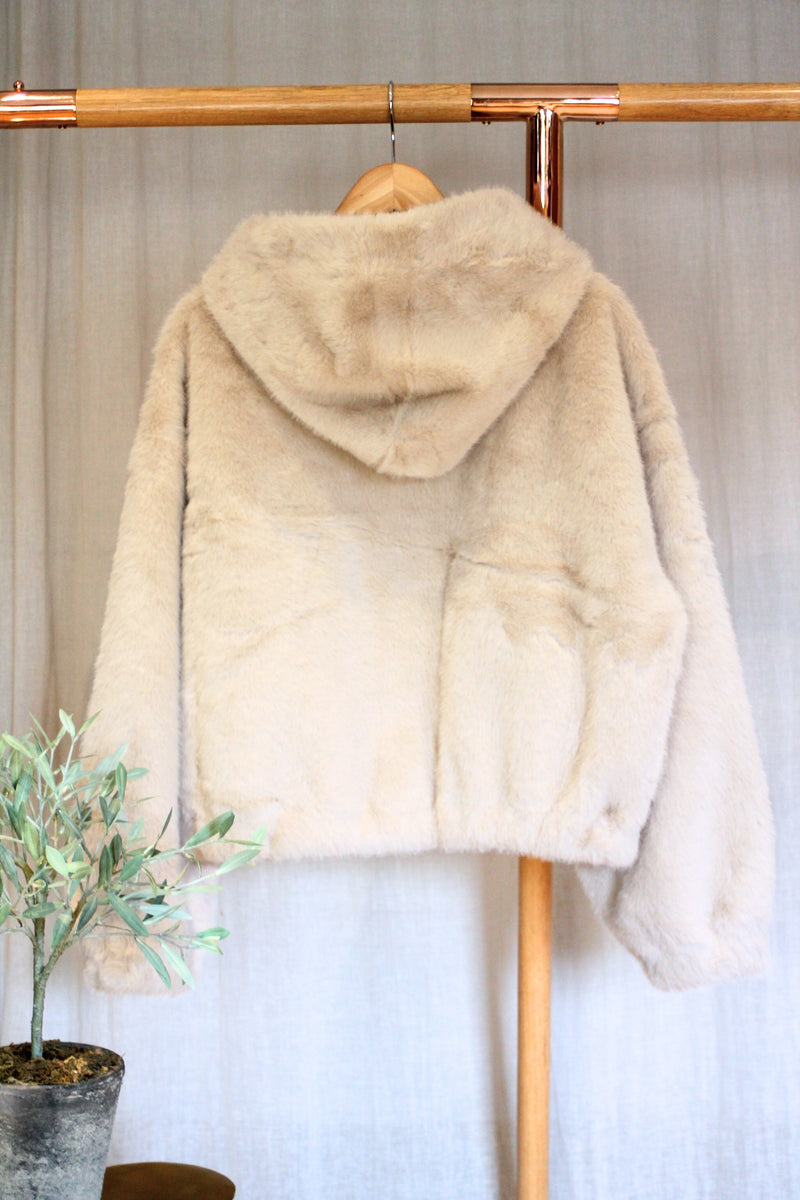 Coco Hooded Jacket | Ecru