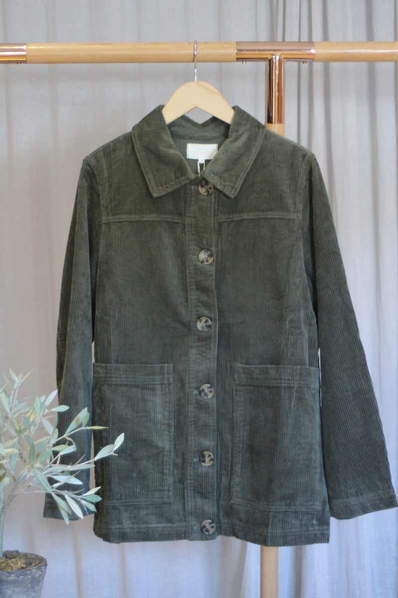 Cord Jacket | Khaki
