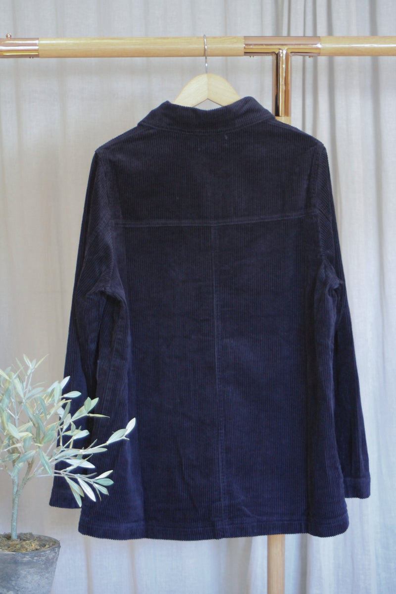 Cord Jacket | Navy