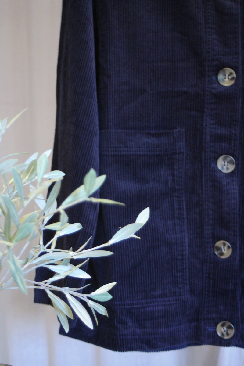 Cord Jacket | Navy