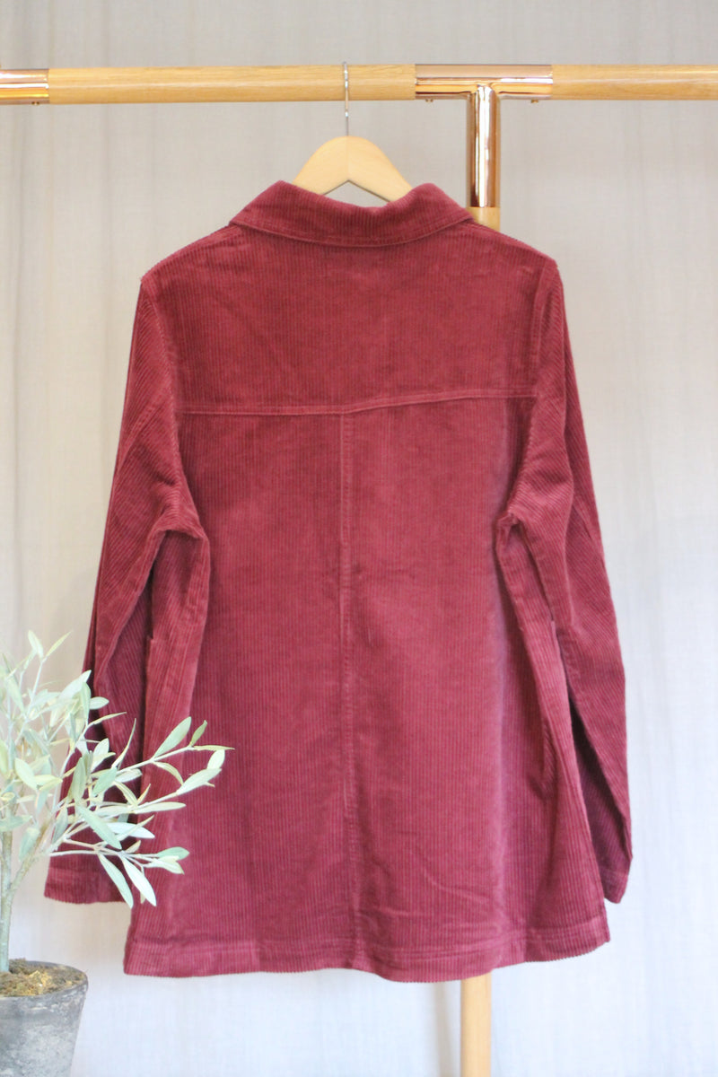 Cord Jacket | Plum
