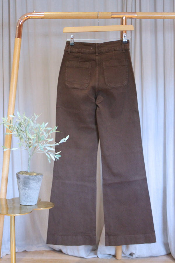 Elena Flared Jeans | Chocolate