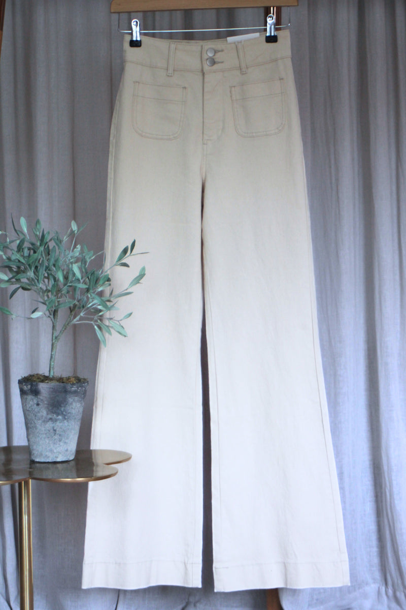 Elena Flared Jeans | Ecru