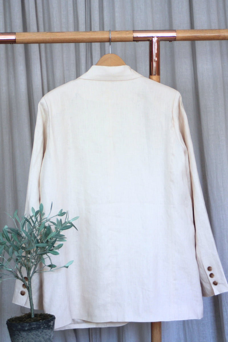 Linen Jacket | Ecru