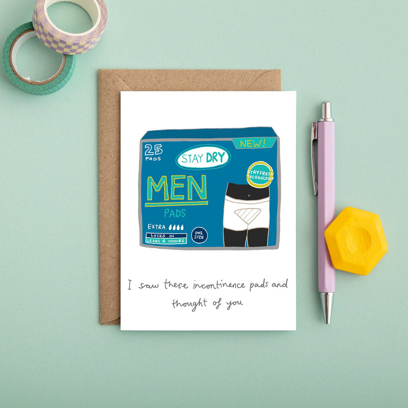 Dignity Stay Dry Birthday Card | Men