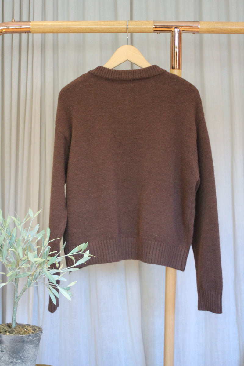 Pocket Cardigan | Chocolate